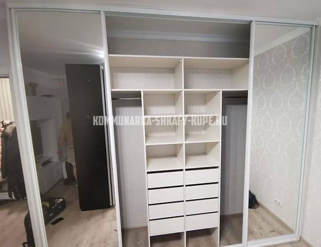 Встроенные шкафы на заказ Коммунарка